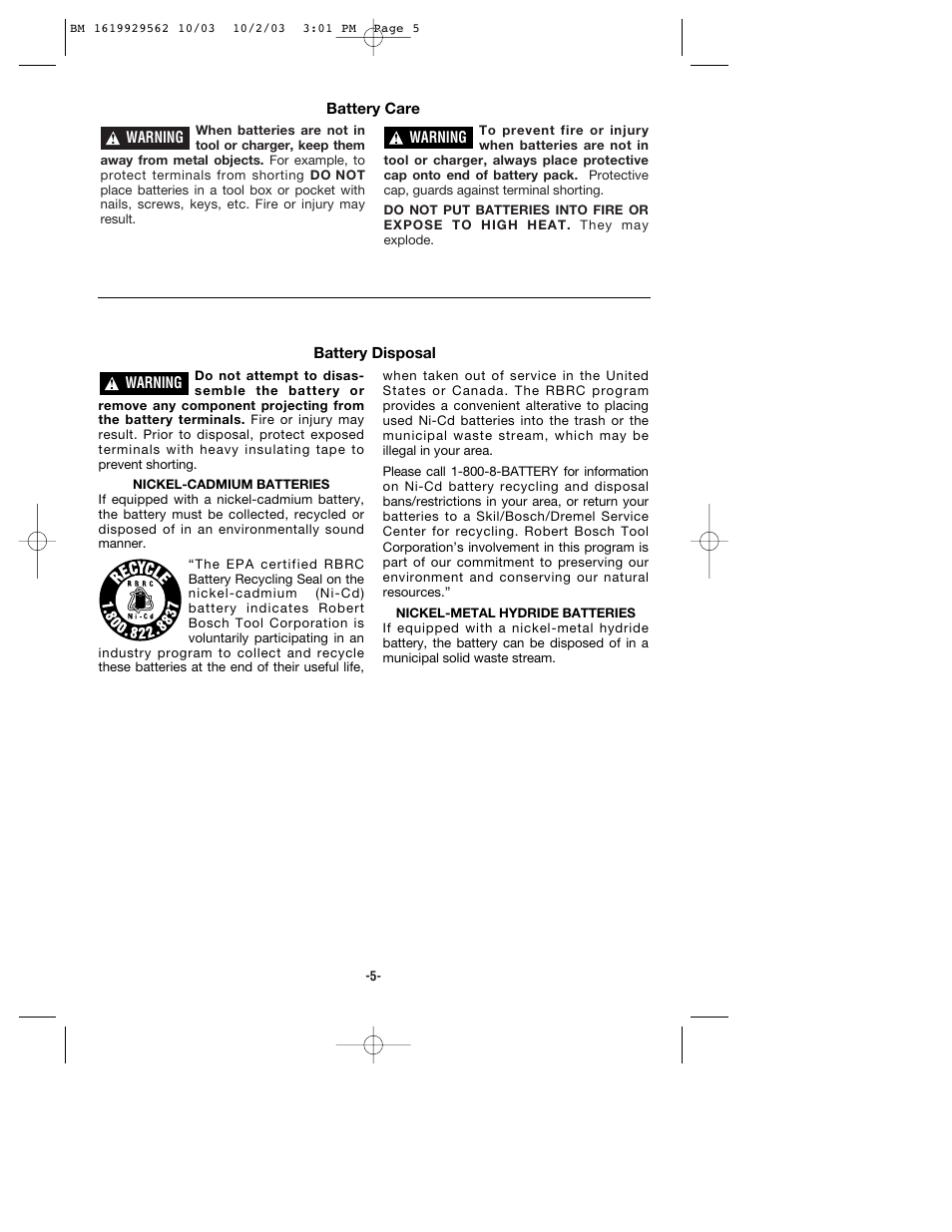 Bosch 11524 User Manual | Page 5 / 40