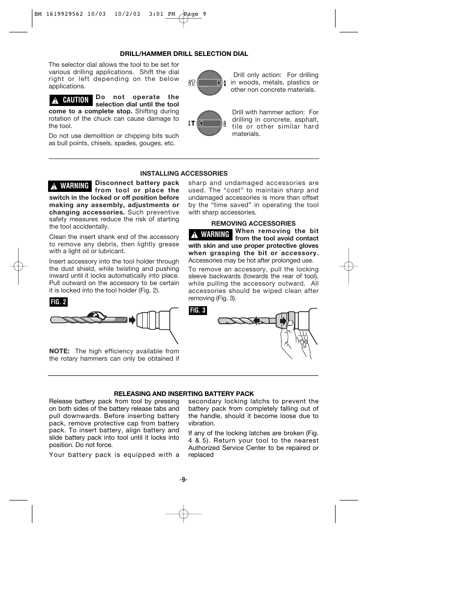 Bosch 11524 User Manual | Page 9 / 40