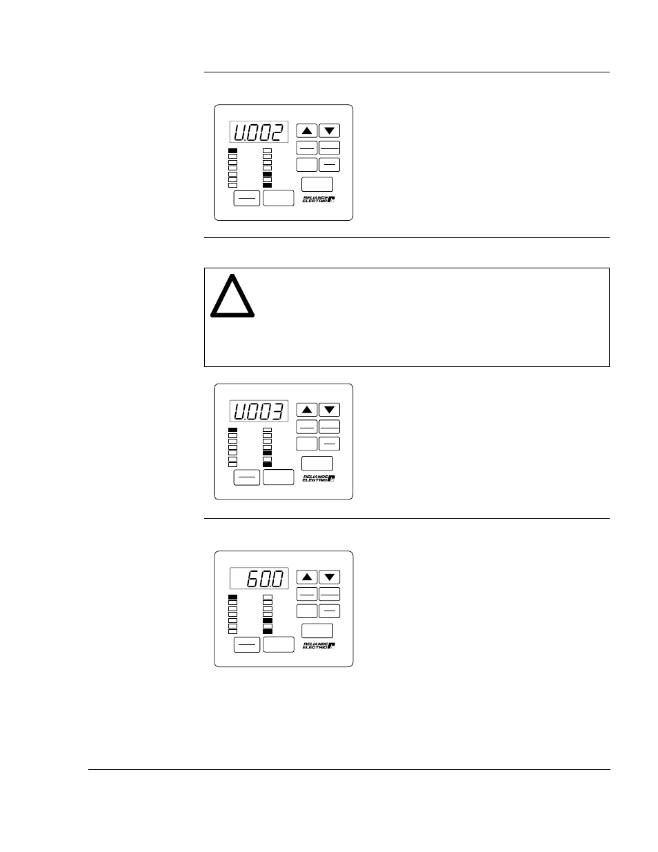 Rockwell Automation GV3000/SE 230VAC 1-20 HP GP & Vector Drive Ver. 6.04 Software Start-Up and Ref. User Manual | Page 57 / 224