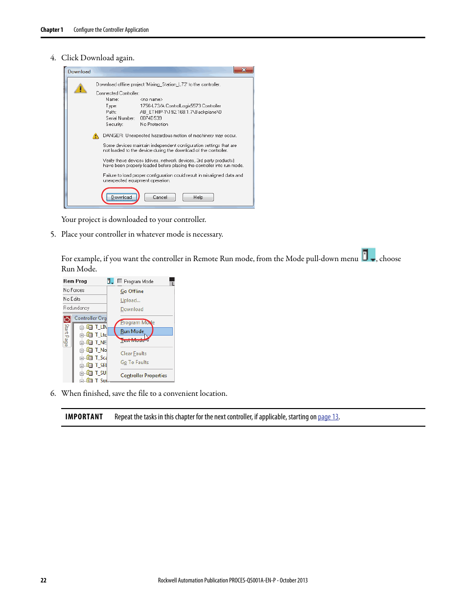 Rockwell Automation System Release 3.0 PlantPAx System Application Templates Quick Start User Manual | Page 22 / 80