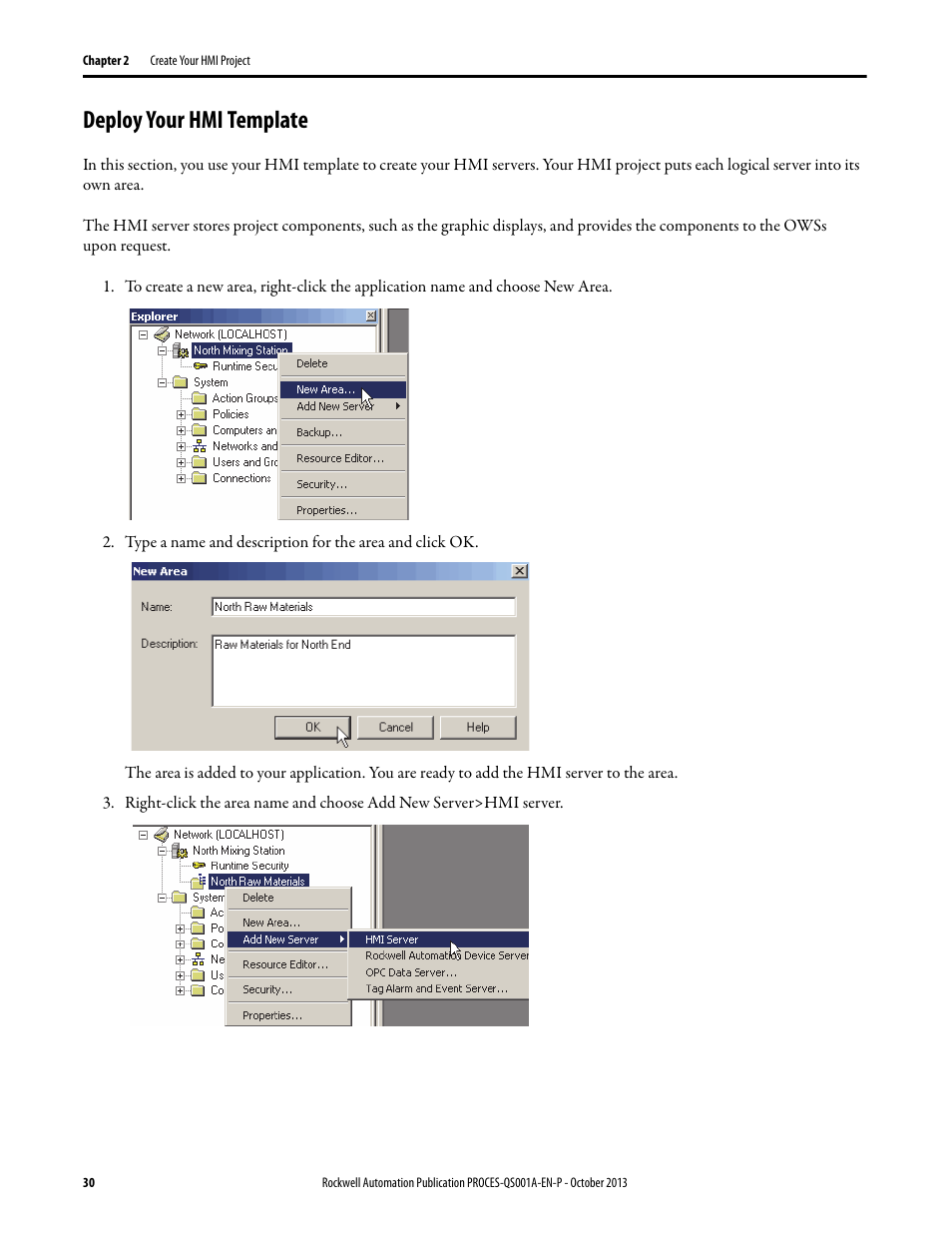 Deploy your hmi template | Rockwell Automation System Release 3.0 PlantPAx System Application Templates Quick Start User Manual | Page 30 / 80