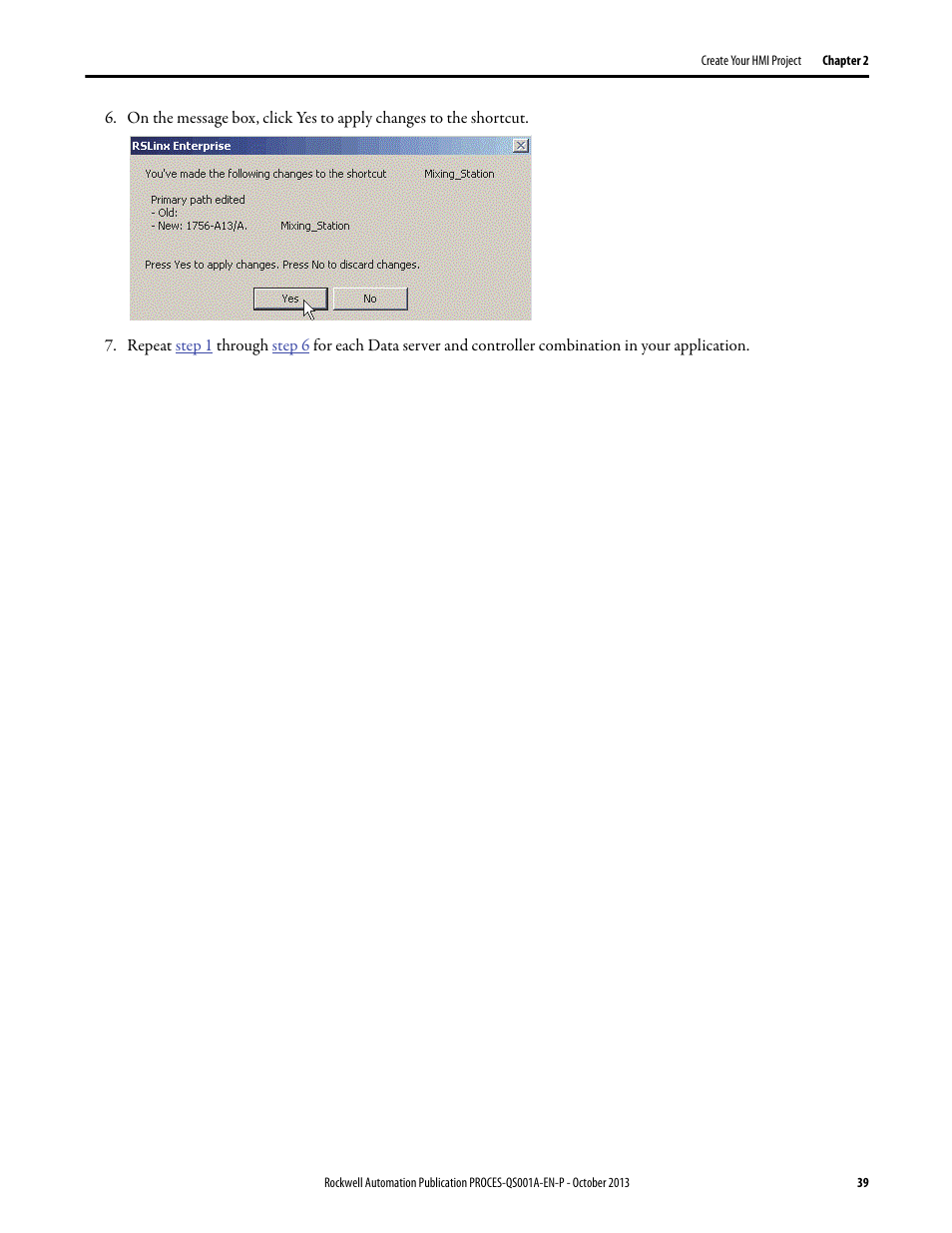 Rockwell Automation System Release 3.0 PlantPAx System Application Templates Quick Start User Manual | Page 39 / 80