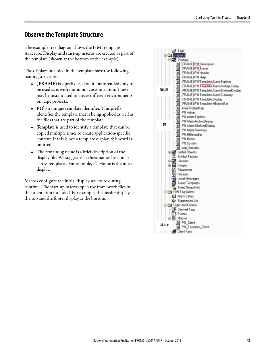 Observe the template structure | Rockwell Automation System Release 3.0 PlantPAx System Application Templates Quick Start User Manual | Page 43 / 80