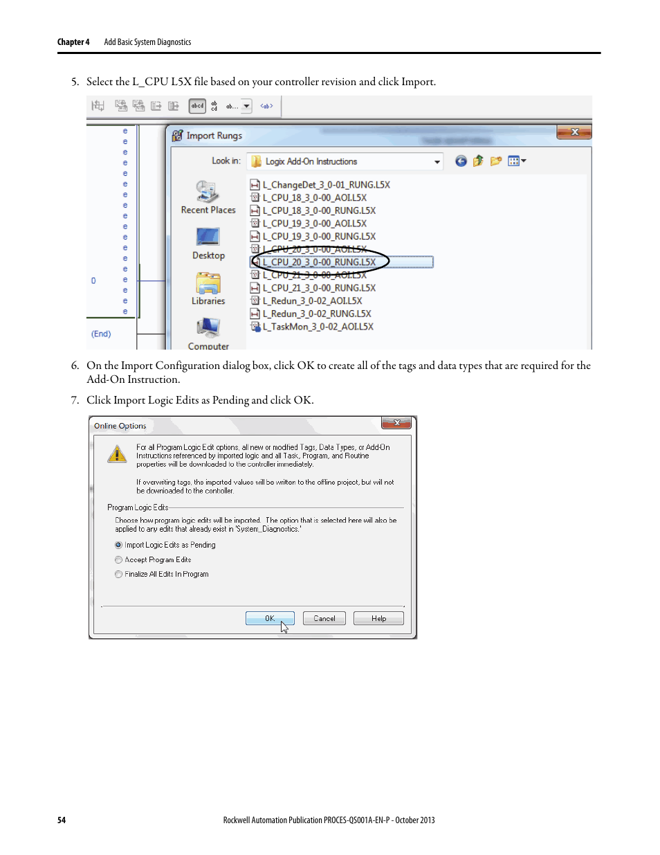 Rockwell Automation System Release 3.0 PlantPAx System Application Templates Quick Start User Manual | Page 54 / 80