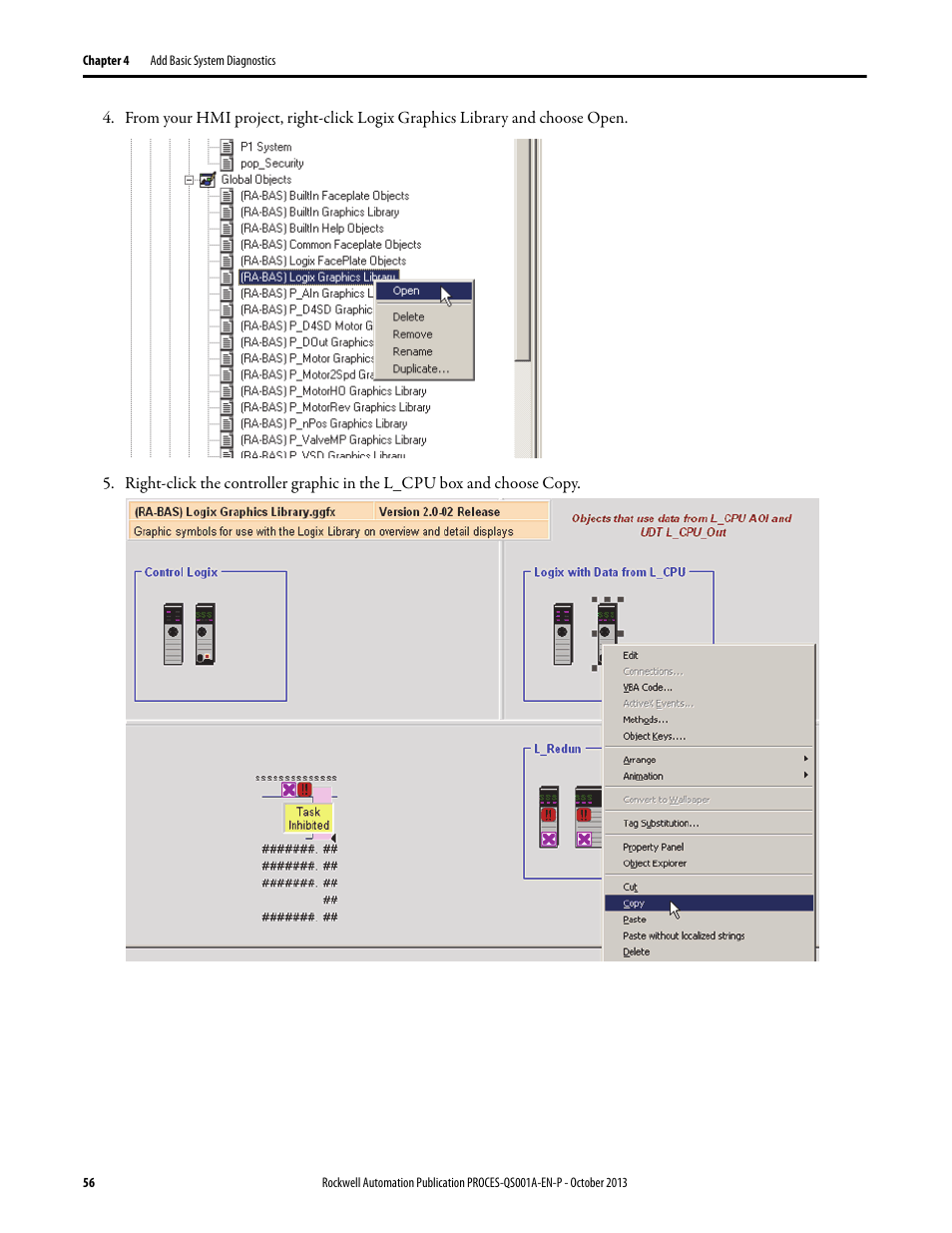 Rockwell Automation System Release 3.0 PlantPAx System Application Templates Quick Start User Manual | Page 56 / 80