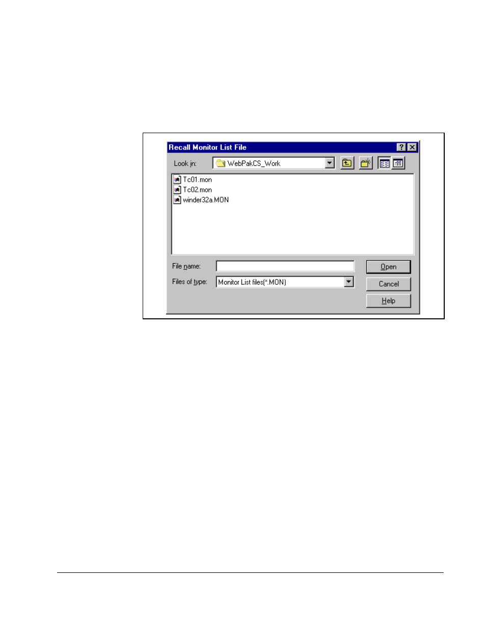 6 displaying a monitor list, 7 exiting the webpakcs parameter monitor | Rockwell Automation WebPak CS Software Version 1.0 User Manual | Page 35 / 66