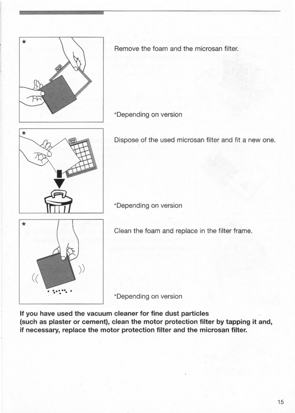 Bosch BSG81 User Manual | Page 15 / 20