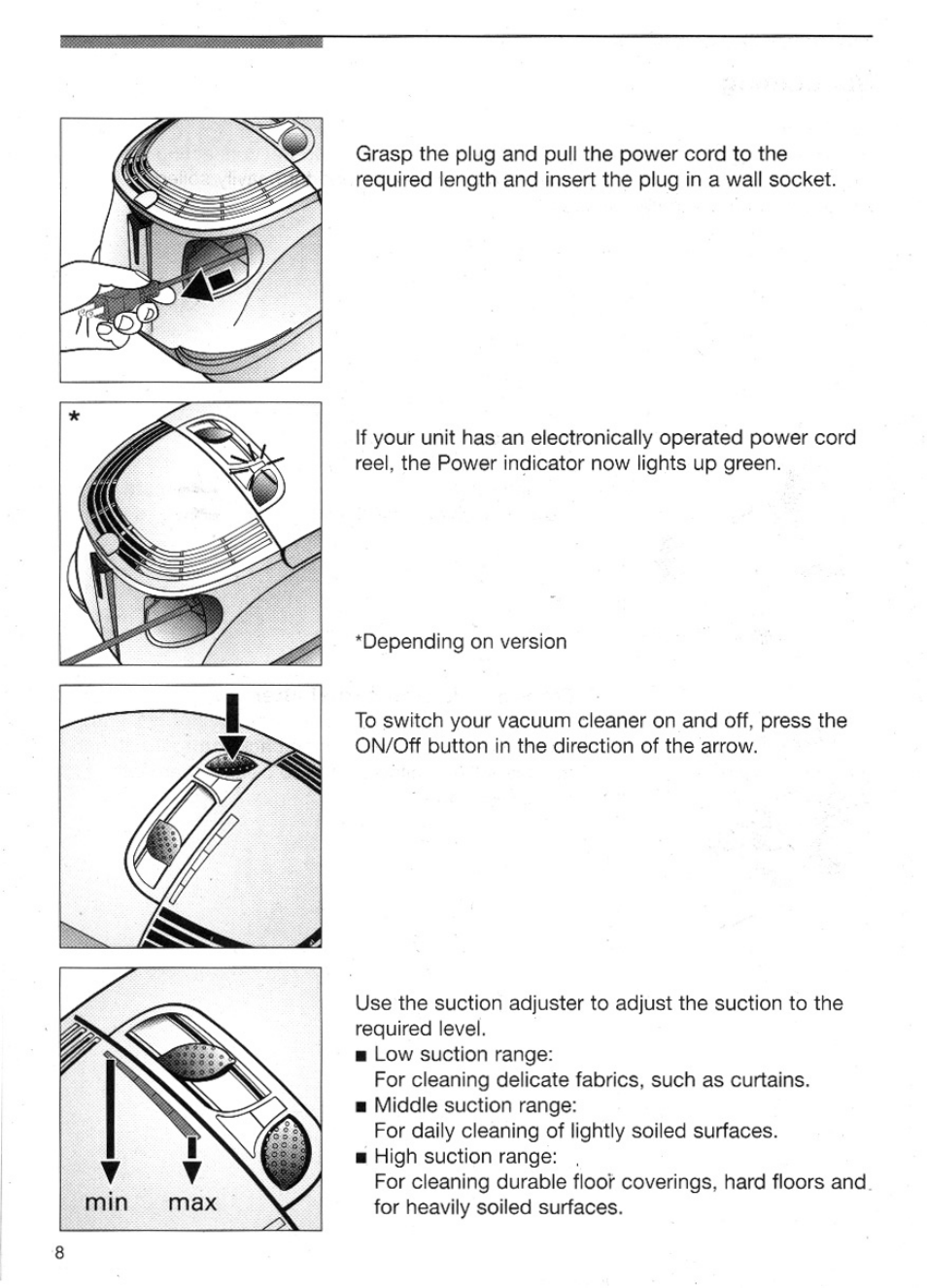 Bosch BSG81 User Manual | Page 8 / 20