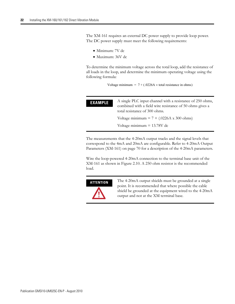 Rockwell Automation 1440-VDRP06-00RH XM-160/161/162 Direct Vibration Module User Manual | Page 30 / 143