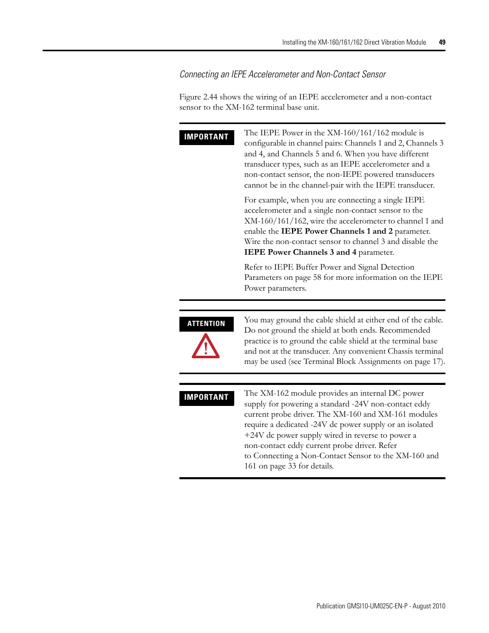 Rockwell Automation 1440-VDRP06-00RH XM-160/161/162 Direct Vibration Module User Manual | Page 57 / 143