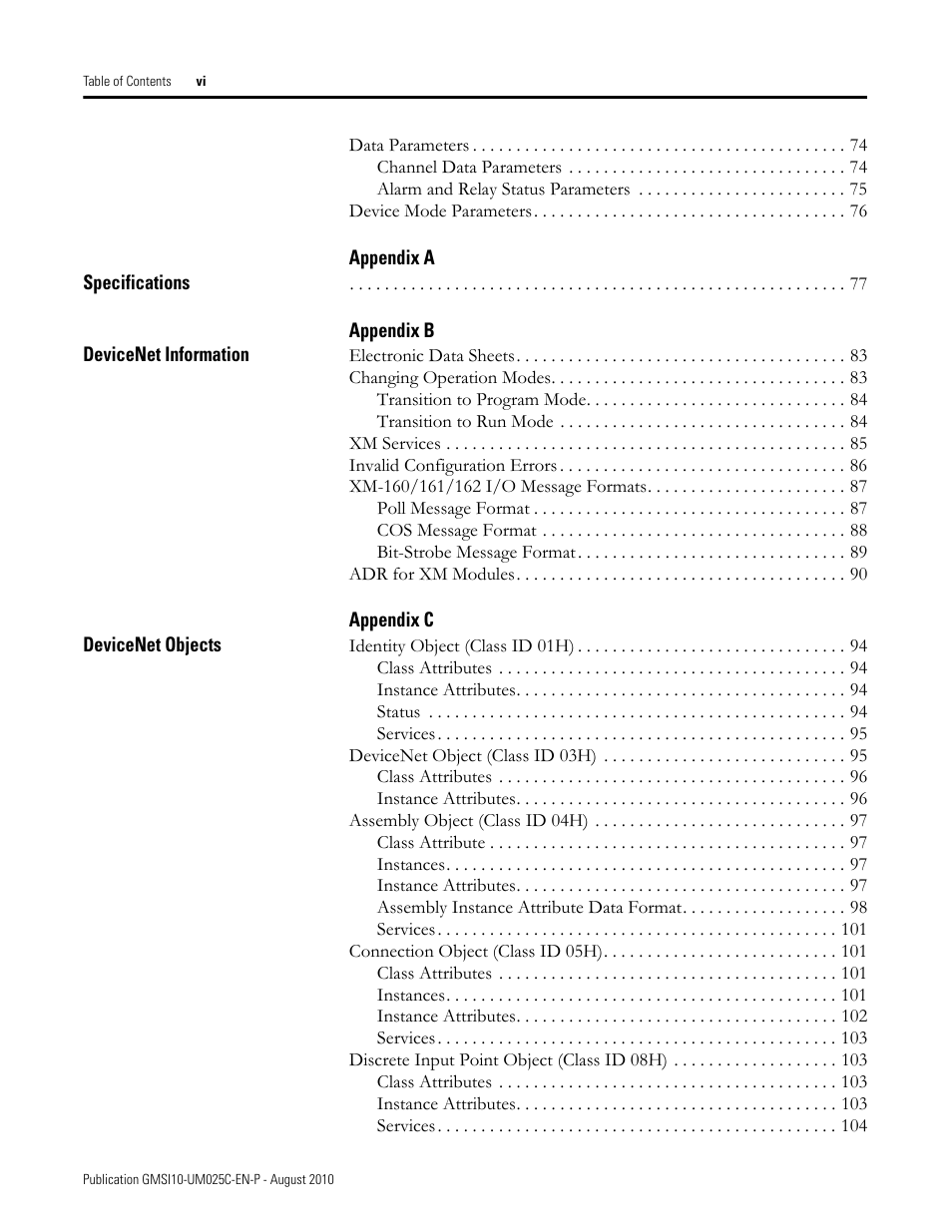 Rockwell Automation 1440-VDRP06-00RH XM-160/161/162 Direct Vibration Module User Manual | Page 6 / 143