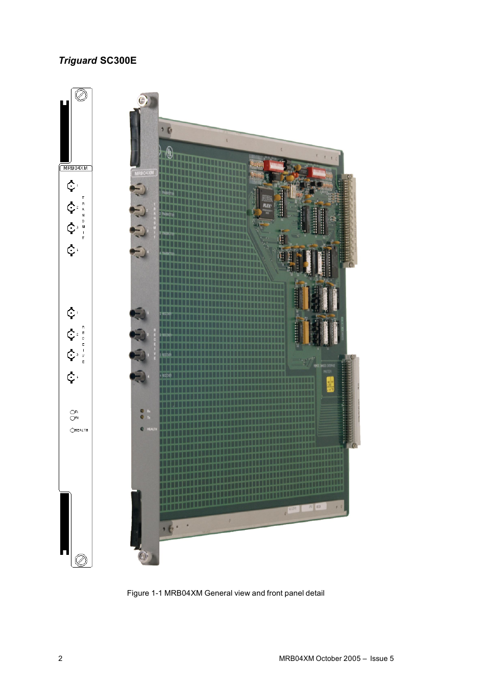 Triguard sc300e | Rockwell Automation MRB04XM Remote Bus Extender Master Module User Manual | Page 2 / 5