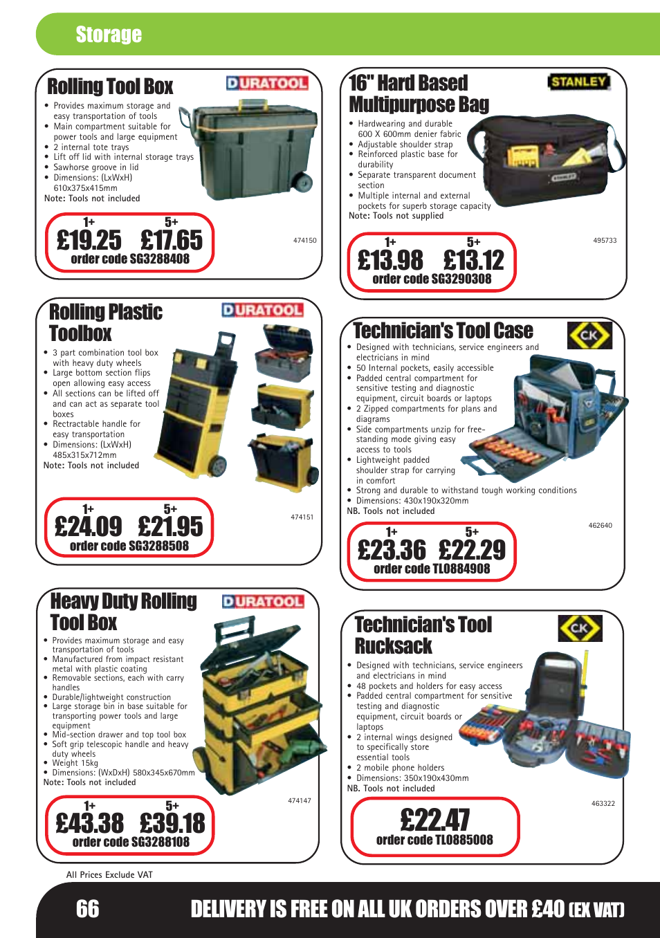 66 delivery is free on all uk orders over £40, Rolling tool box, Rolling plastic toolbox | Heavy duty rolling tool box, 16