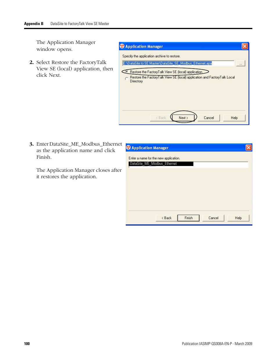 Rockwell Automation 1758 DataSite Accelerator Toolkit User Manual | Page 100 / 112