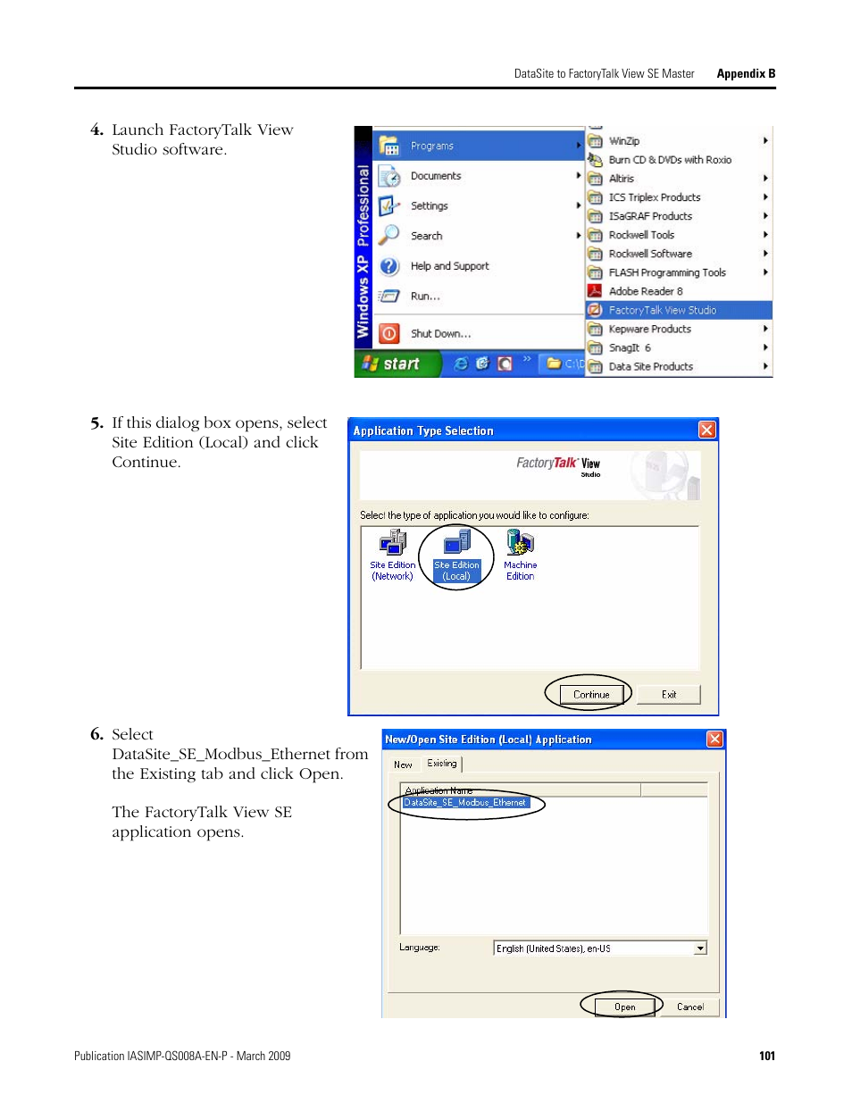 Rockwell Automation 1758 DataSite Accelerator Toolkit User Manual | Page 101 / 112
