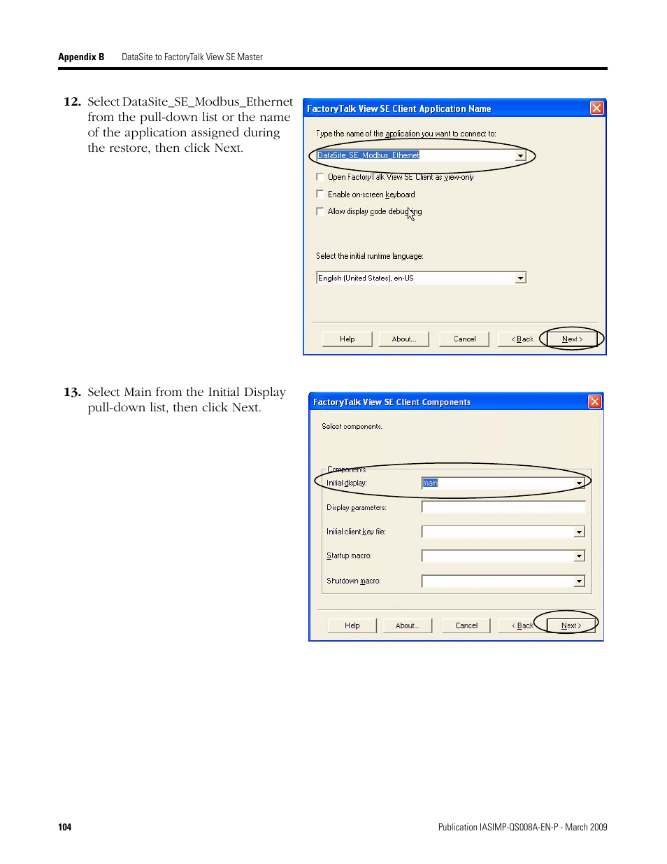 Rockwell Automation 1758 DataSite Accelerator Toolkit User Manual | Page 104 / 112