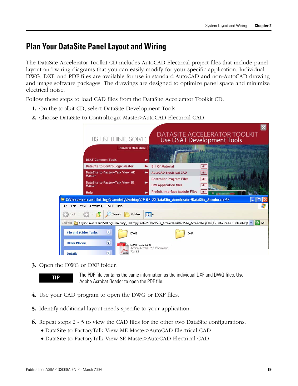 Plan your datasite panel layout and wiring, Plan your datasite panel layout, And wiring | Rockwell Automation 1758 DataSite Accelerator Toolkit User Manual | Page 19 / 112