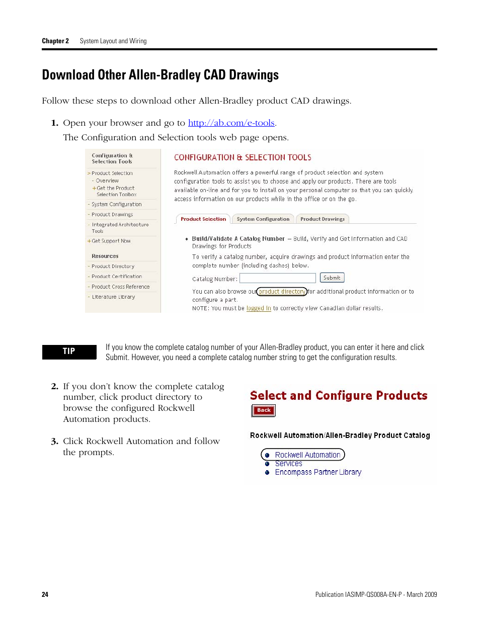 Download other allen-bradley cad drawings, Download other allen-bradley, Cad drawings | Rockwell Automation 1758 DataSite Accelerator Toolkit User Manual | Page 24 / 112
