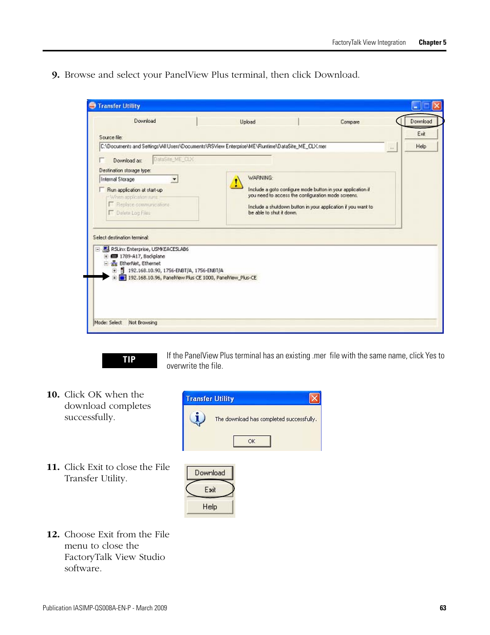 Rockwell Automation 1758 DataSite Accelerator Toolkit User Manual | Page 63 / 112