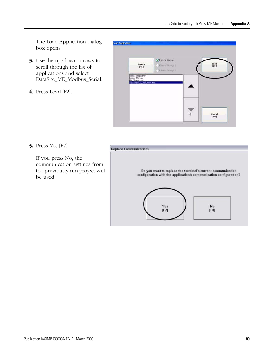 Rockwell Automation 1758 DataSite Accelerator Toolkit User Manual | Page 89 / 112