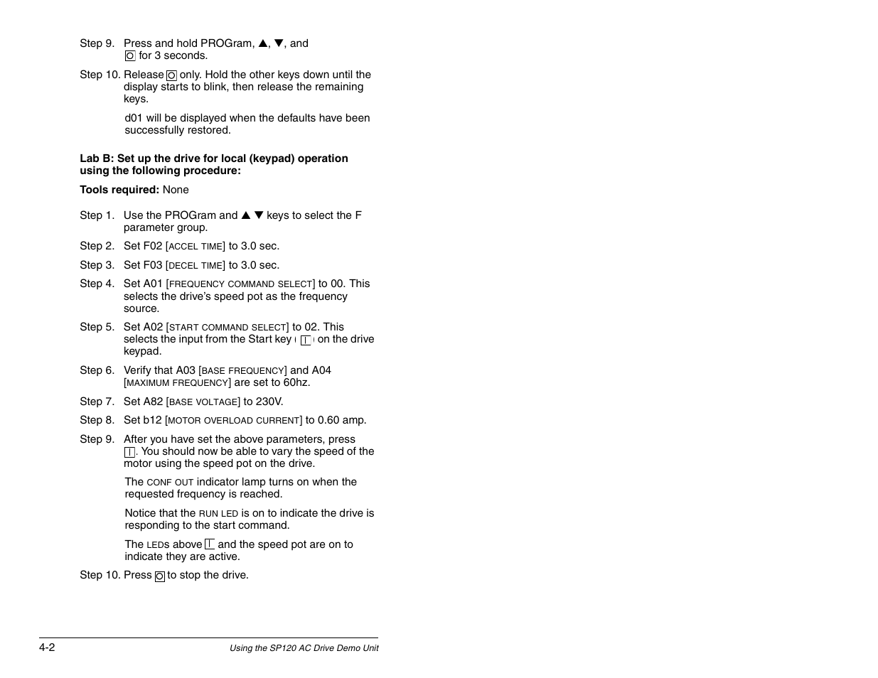 Rockwell Automation SP120 AC Drive Demo Unit User Manual | Page 14 / 20