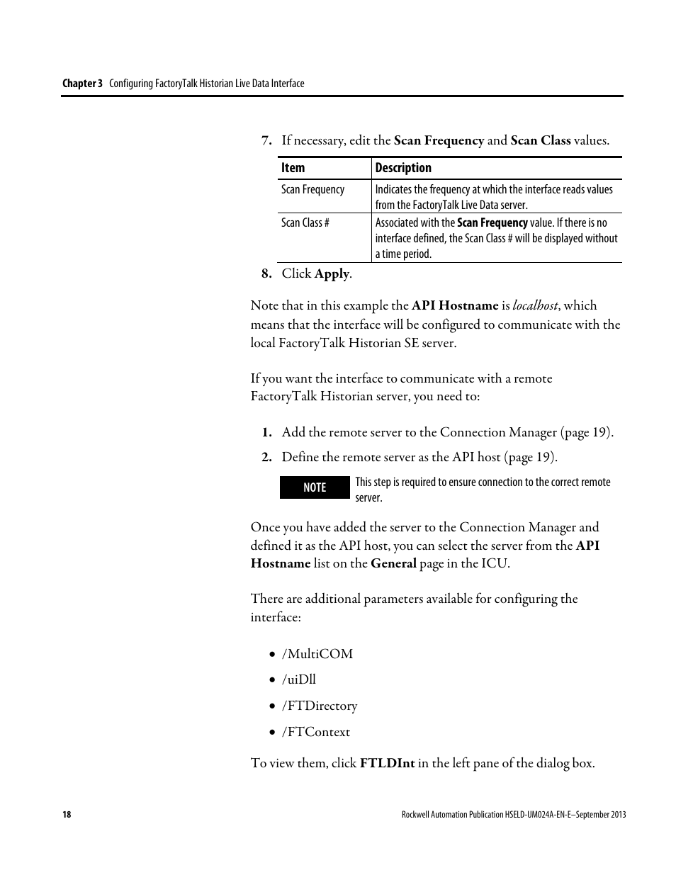 Rockwell Automation FactoryTalk Historian SE 4.0 Live Data Interface User Guide User Manual | Page 18 / 58