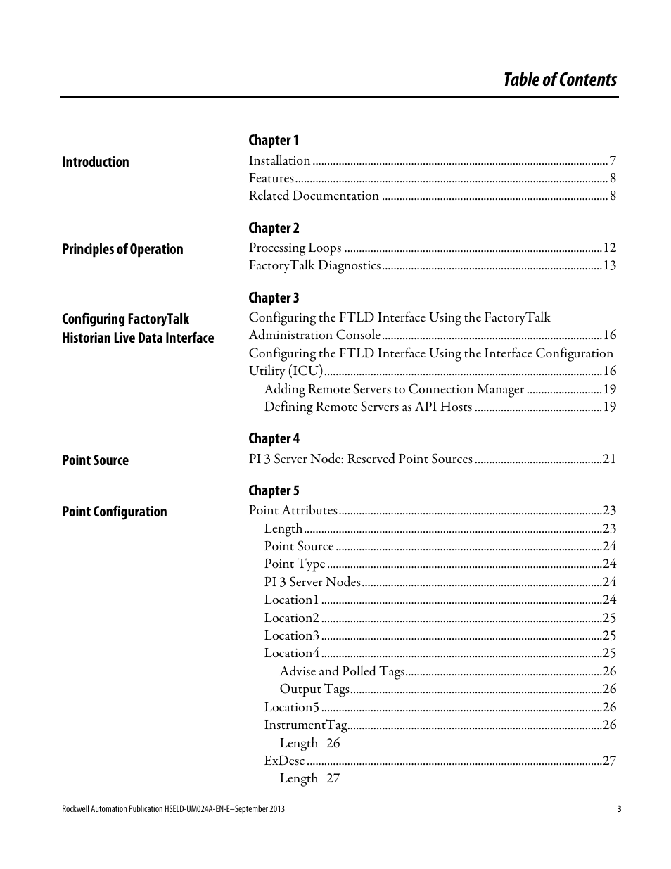 Rockwell Automation FactoryTalk Historian SE 4.0 Live Data Interface User Guide User Manual | Page 3 / 58