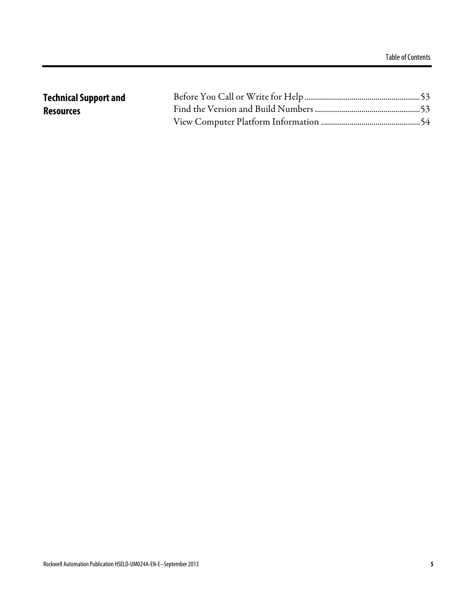Technical support and resources | Rockwell Automation FactoryTalk Historian SE 4.0 Live Data Interface User Guide User Manual | Page 5 / 58