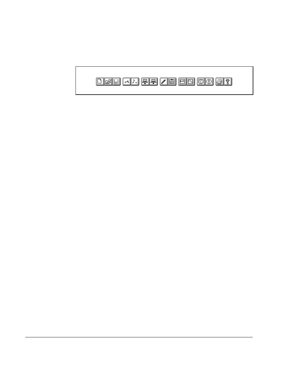 2 about the toolbar | Rockwell Automation Liqui-Flo Control Configuration Software Version 6.0, M/N 2CS3000 User Manual | Page 22 / 100