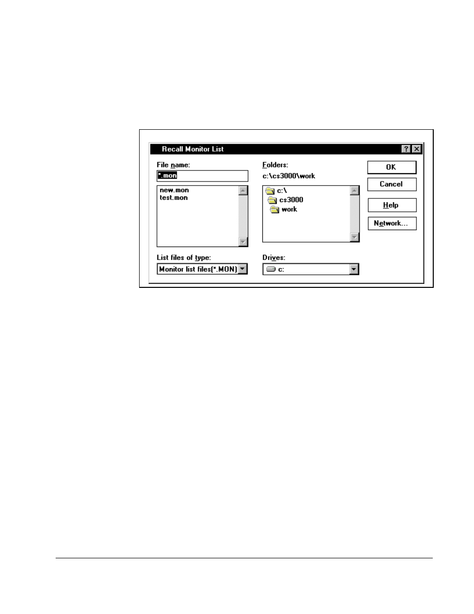 6 displaying a monitor list | Rockwell Automation Liqui-Flo Control Configuration Software Version 6.0, M/N 2CS3000 User Manual | Page 59 / 100