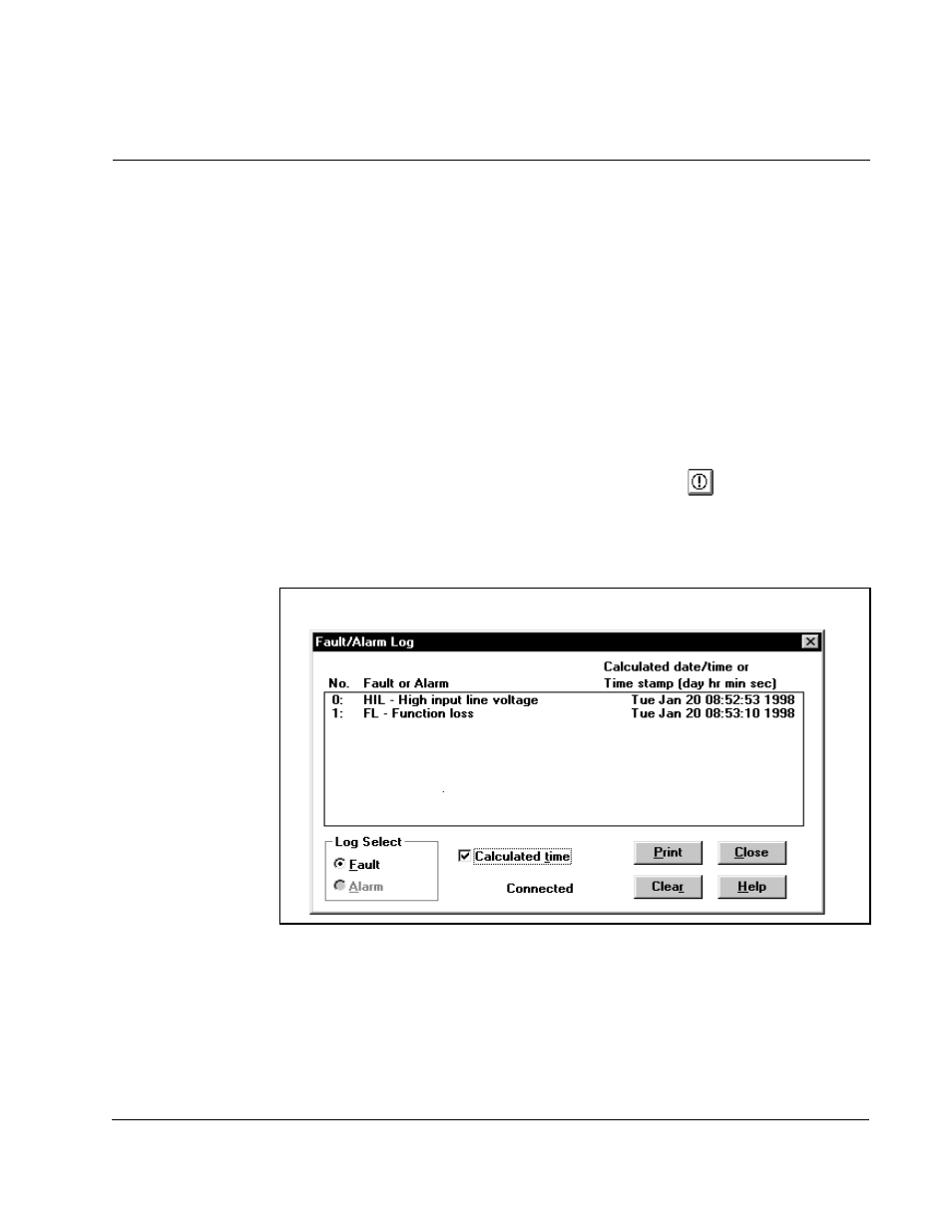 Hapter, Monitoring drive status and alarms | Rockwell Automation Liqui-Flo Control Configuration Software Version 6.0, M/N 2CS3000 User Manual | Page 61 / 100