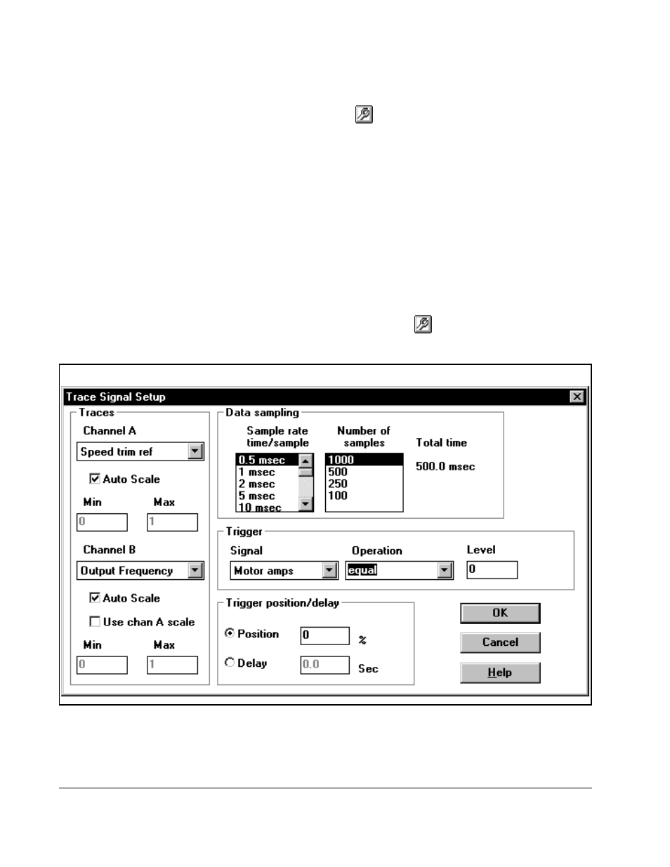 2 setting up a trace | Rockwell Automation Liqui-Flo Control Configuration Software Version 6.0, M/N 2CS3000 User Manual | Page 76 / 100