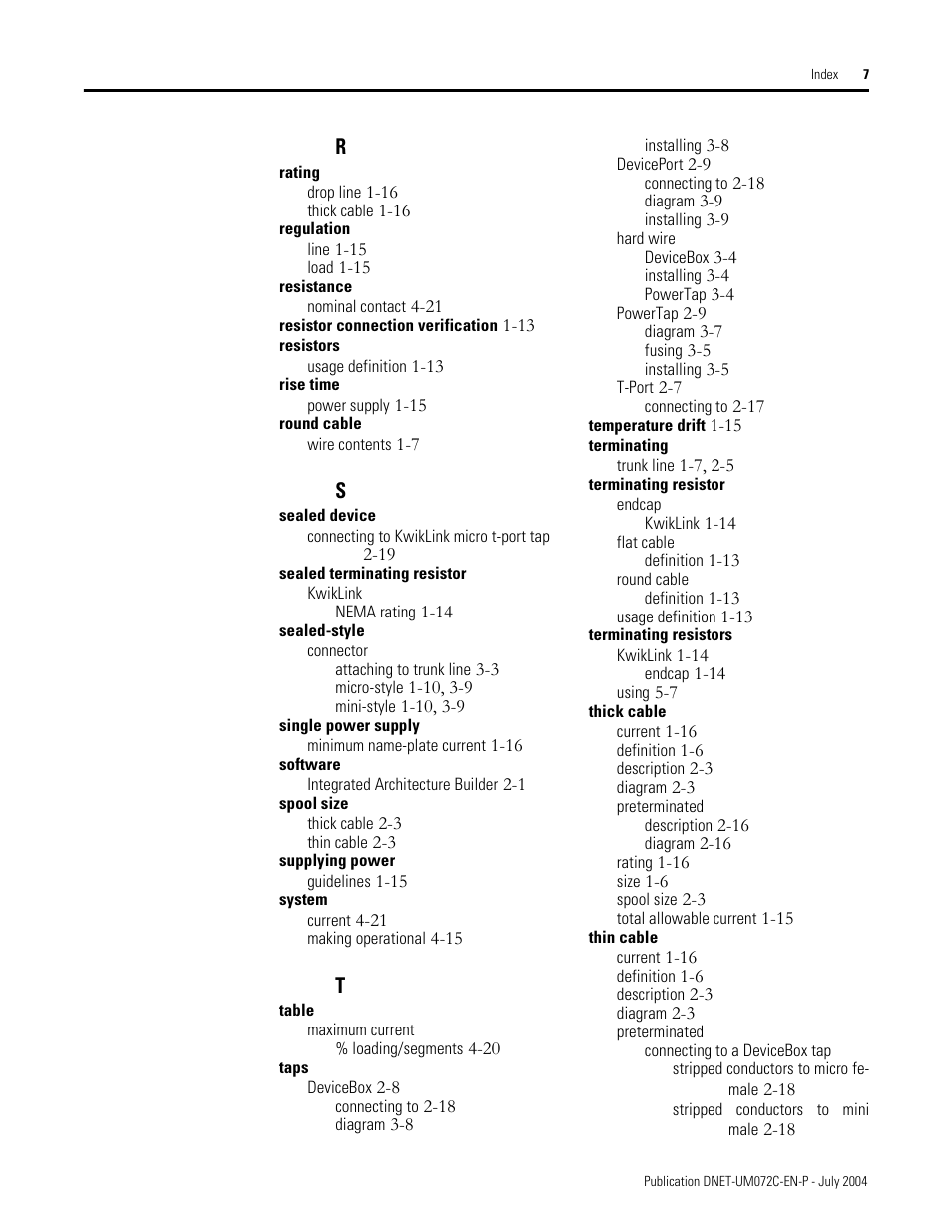 Rockwell Automation DeviceNet Media Design Installation Guide User Manual | Page 125 / 130