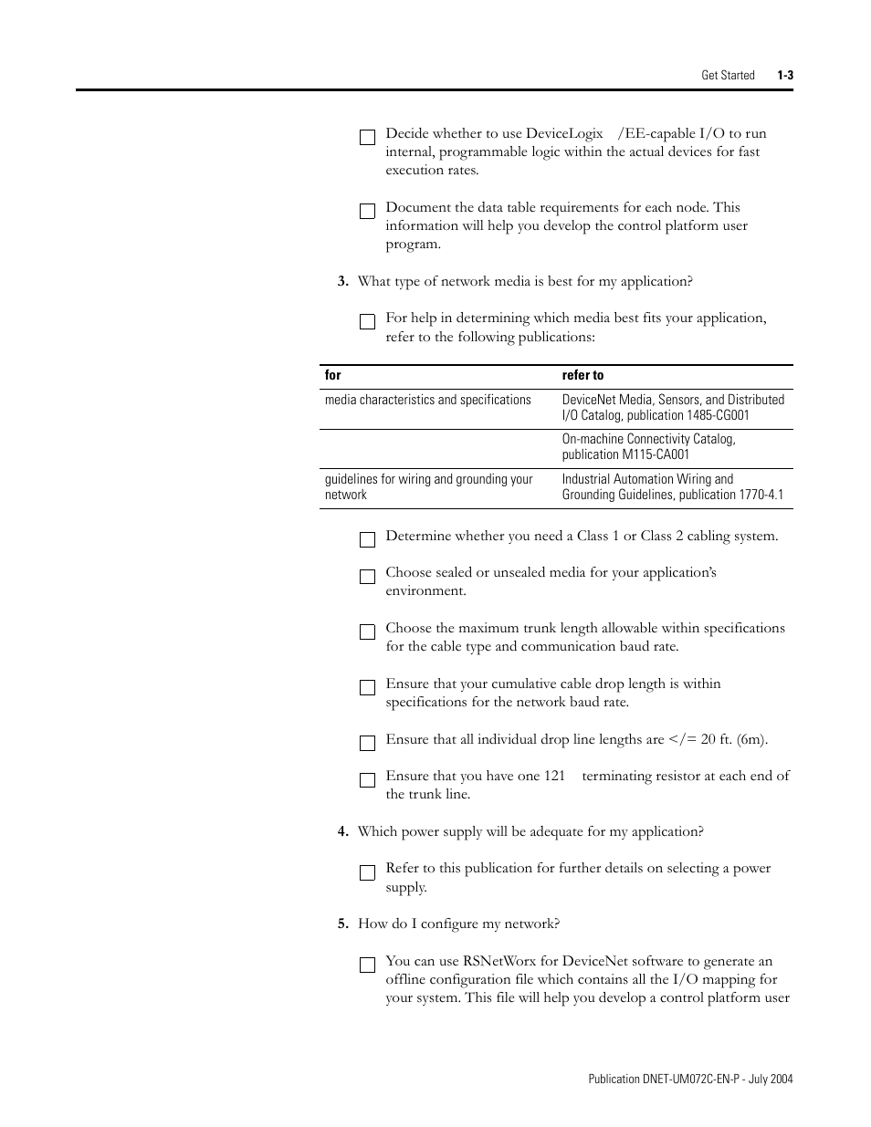 Rockwell Automation DeviceNet Media Design Installation Guide User Manual | Page 13 / 130