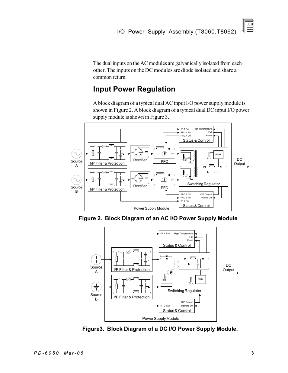 Input power regulation | Rockwell Automation T8062 ICS Regent+Plus High Integrity Power Supply Assembly User Manual | Page 3 / 16