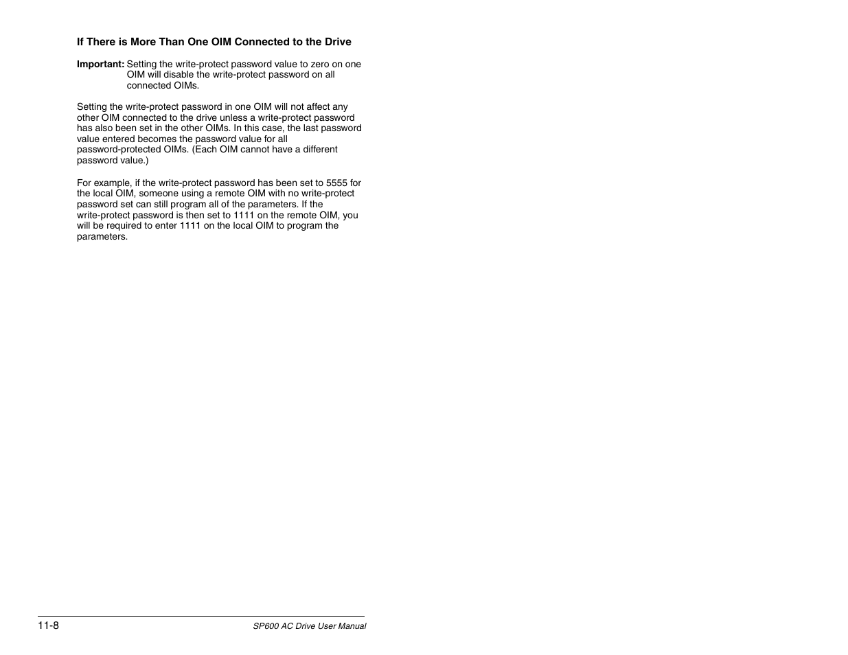 Rockwell Automation SP600 AC Drive User Manual Version 1.0 User Manual | Page 130 / 300