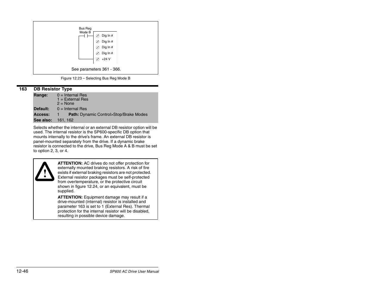 Rockwell Automation SP600 AC Drive User Manual Version 1.0 User Manual | Page 176 / 300