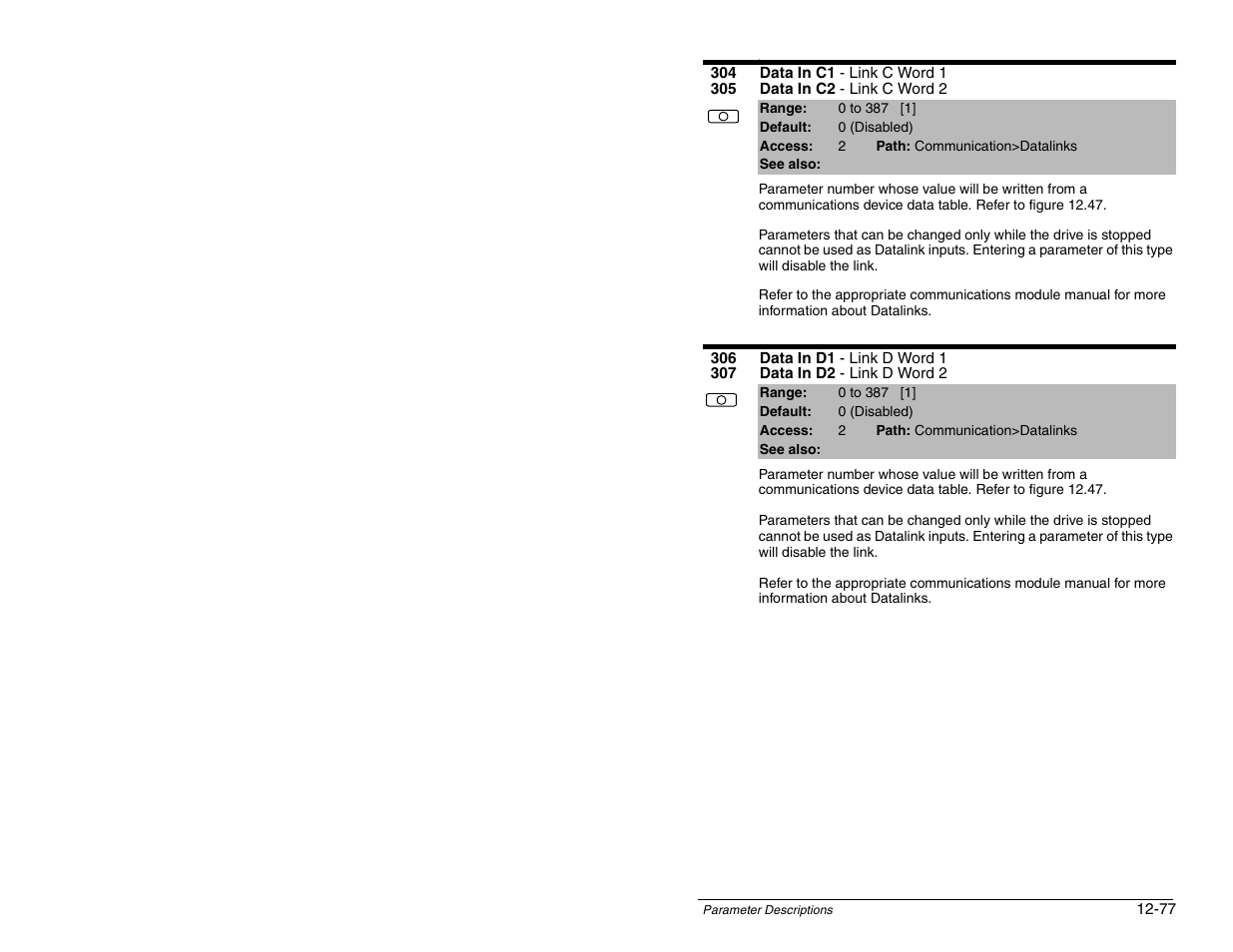 Rockwell Automation SP600 AC Drive User Manual Version 1.0 User Manual | Page 207 / 300