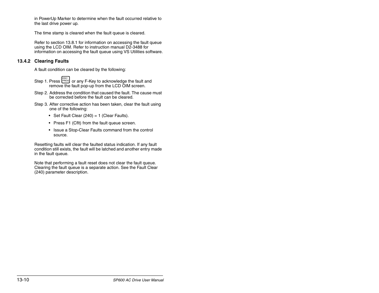 Rockwell Automation SP600 AC Drive User Manual Version 1.0 User Manual | Page 242 / 300