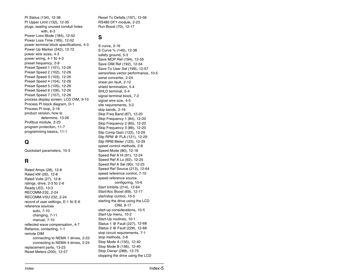 Rockwell Automation SP600 AC Drive User Manual Version 1.0 User Manual | Page 295 / 300