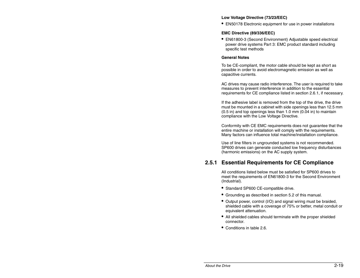 Rockwell Automation SP600 AC Drive User Manual Version 1.0 User Manual | Page 33 / 300