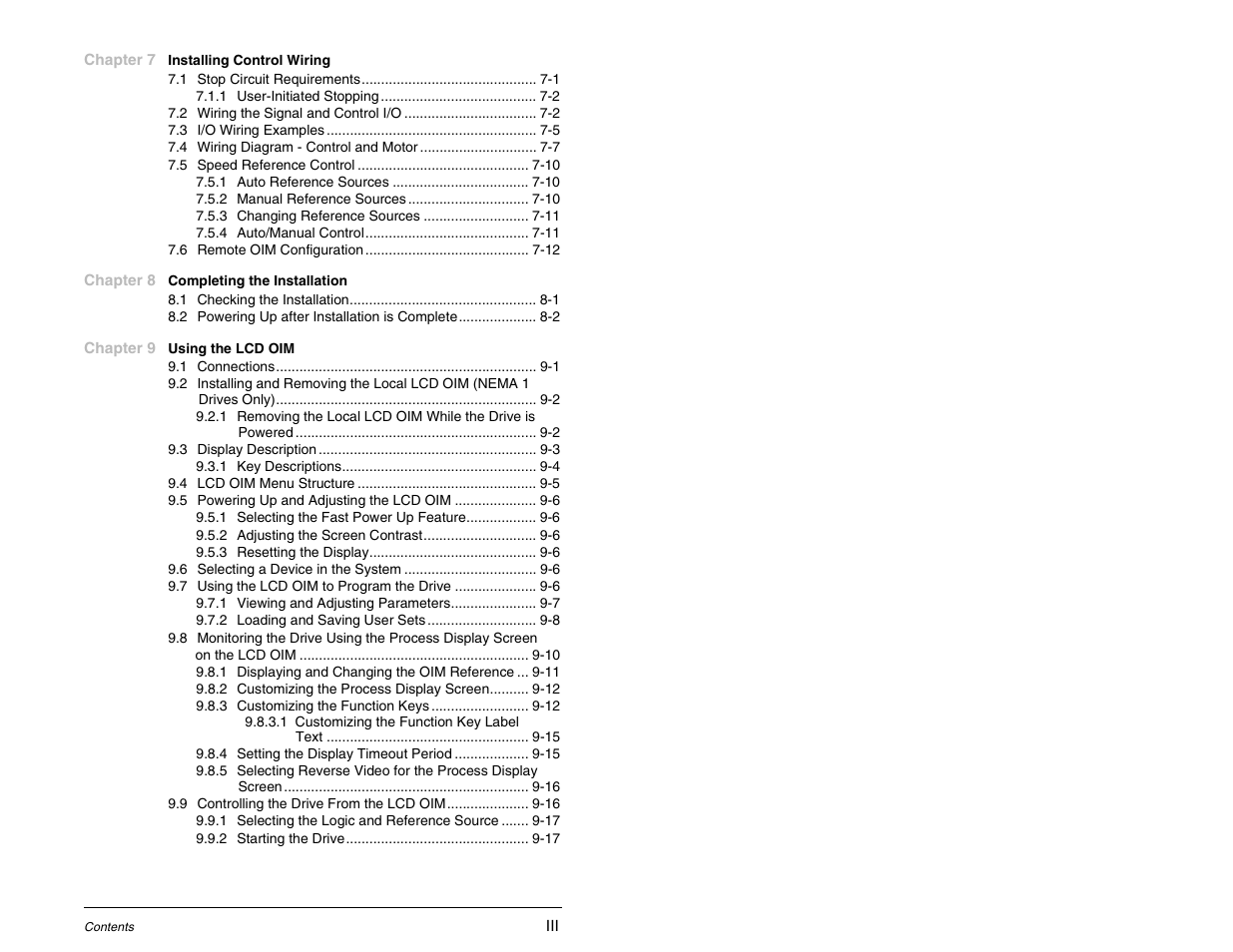 Rockwell Automation SP600 AC Drive User Manual Version 1.0 User Manual | Page 5 / 300