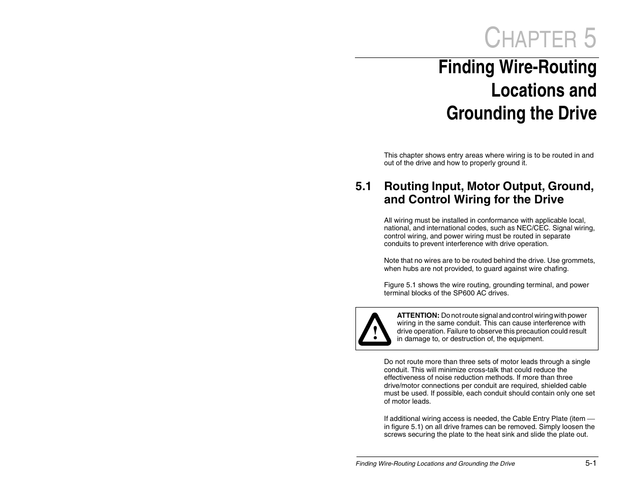 Hapter | Rockwell Automation SP600 AC Drive User Manual Version 1.0 User Manual | Page 67 / 300