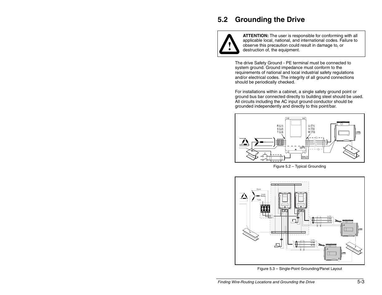 2 grounding the drive | Rockwell Automation SP600 AC Drive User Manual Version 1.0 User Manual | Page 69 / 300