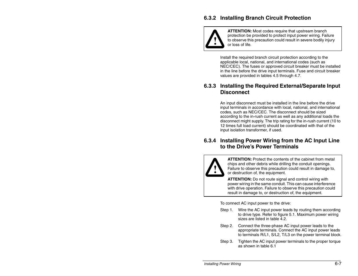 Rockwell Automation SP600 AC Drive User Manual Version 1.0 User Manual | Page 77 / 300