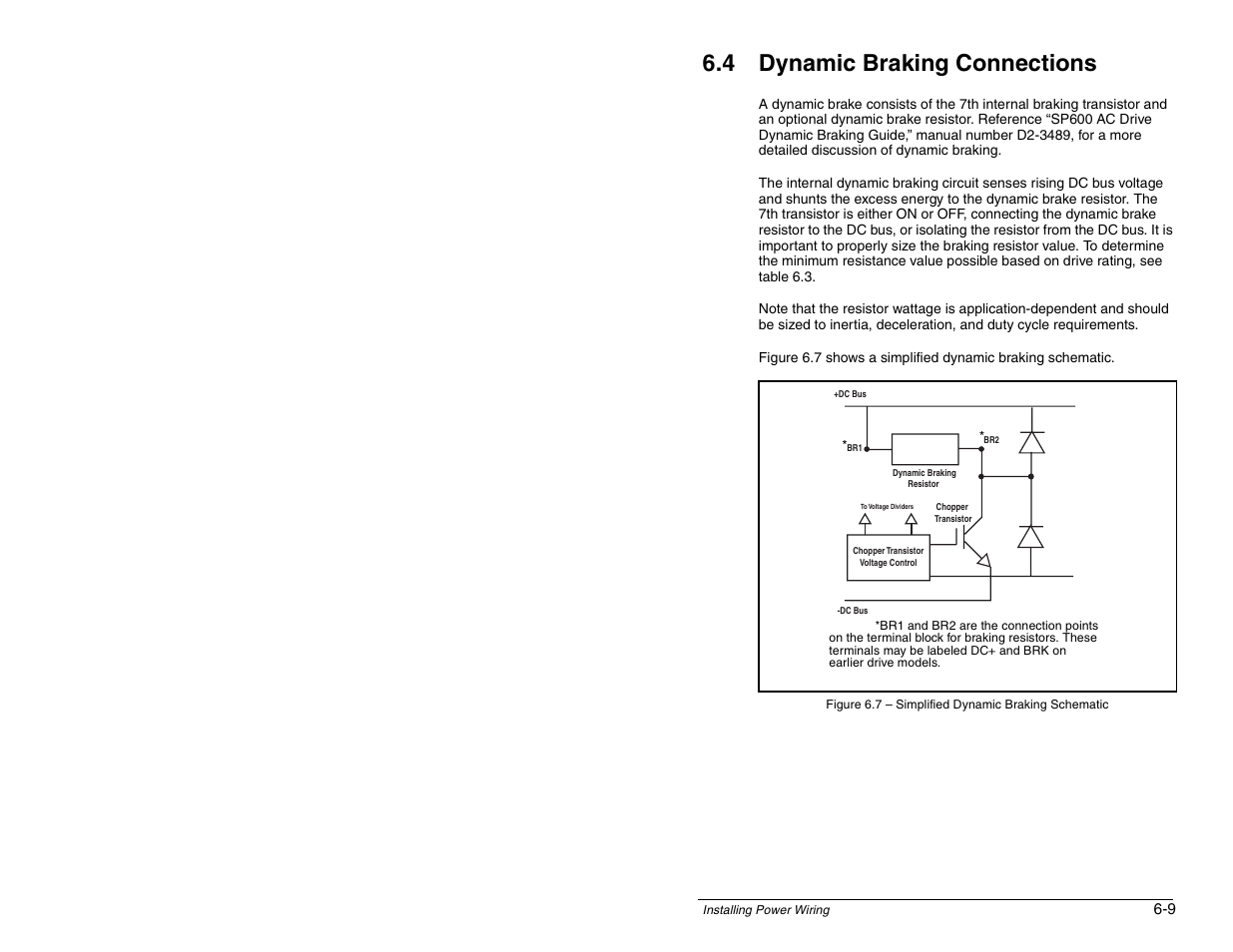 4 dynamic braking connections | Rockwell Automation SP600 AC Drive User Manual Version 1.0 User Manual | Page 79 / 300