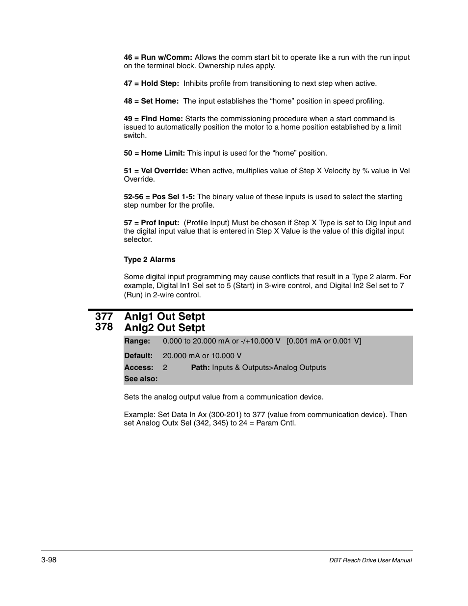 Rockwell Automation Liqui-Flo DBT Reach Drive User Manual | Page 124 / 248