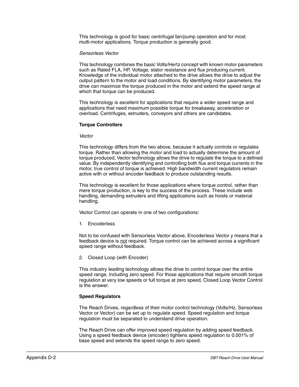 Rockwell Automation Liqui-Flo DBT Reach Drive User Manual | Page 216 / 248