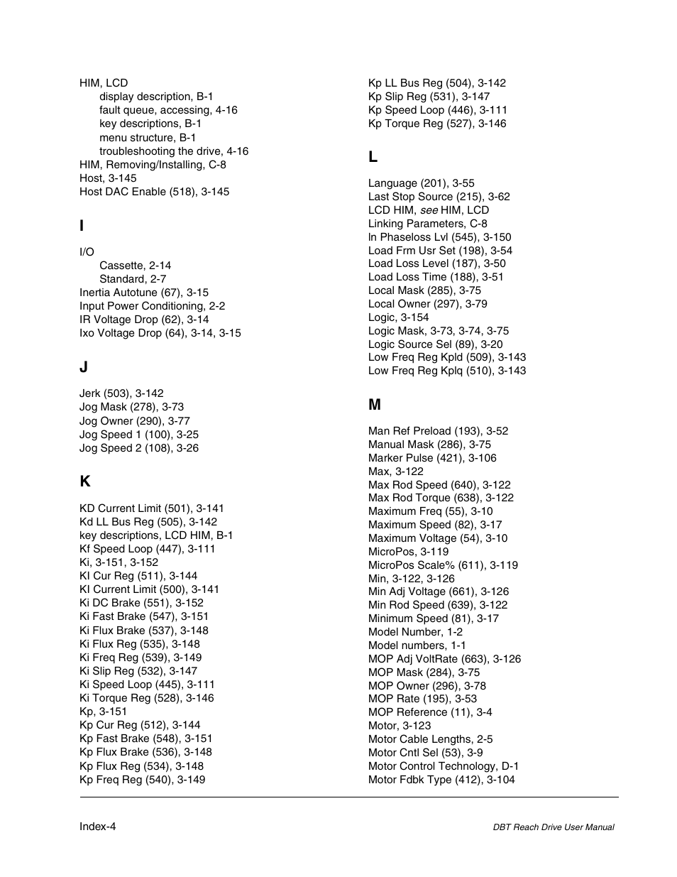 Rockwell Automation Liqui-Flo DBT Reach Drive User Manual | Page 242 / 248