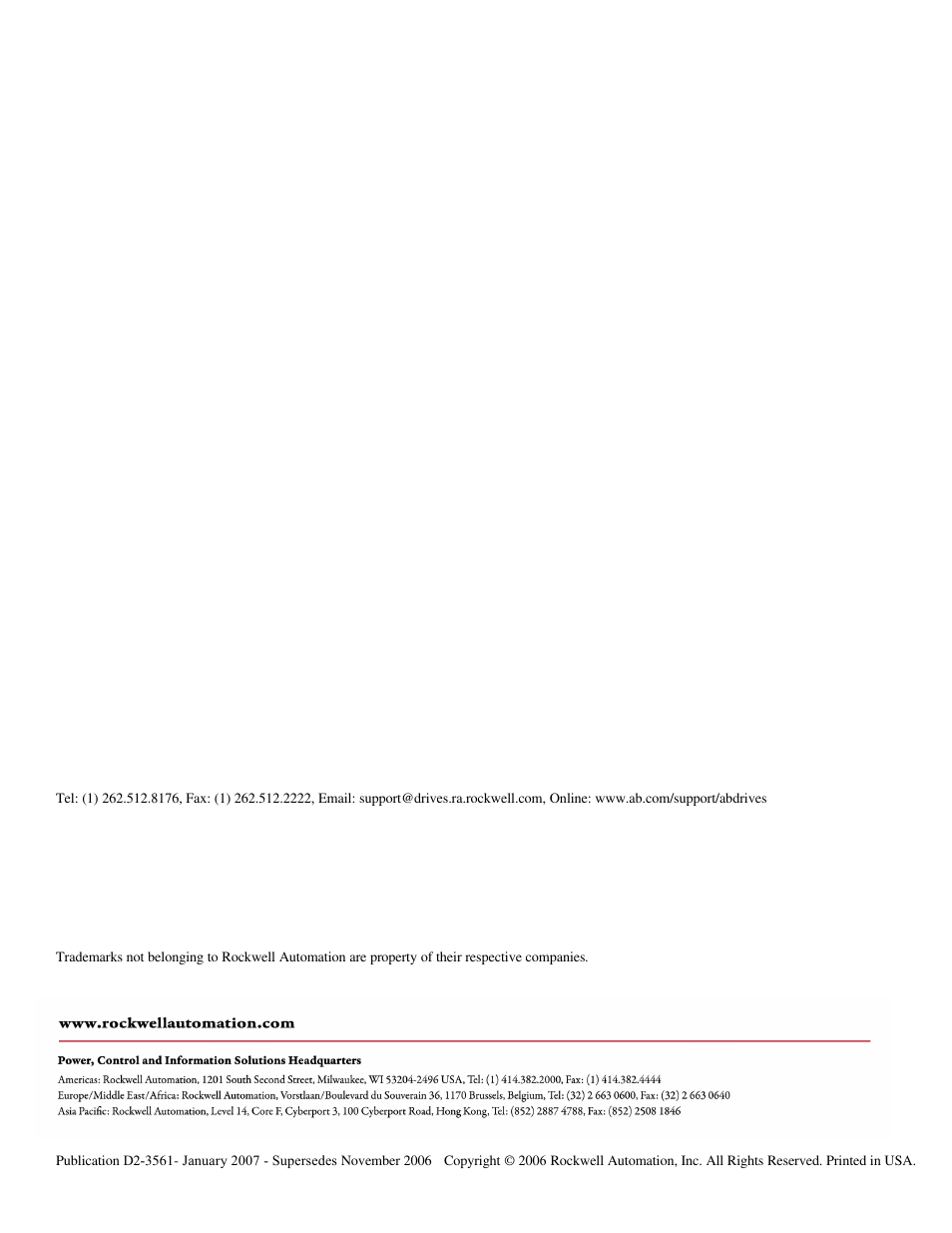 Rockwell Automation Liqui-Flo DBT Reach Drive User Manual | Page 248 / 248